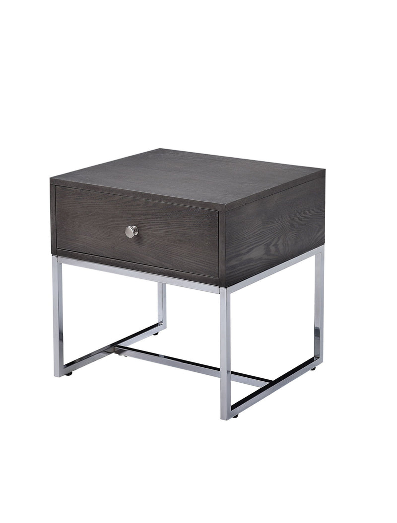 Iban - End Table - Gray