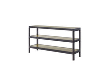 Load image into Gallery viewer, Console Table With Insets - Black
