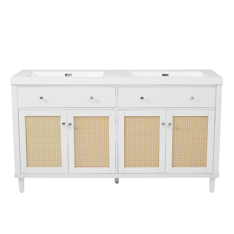 Bathroom Vanity With Double Sink, Large Storage Space