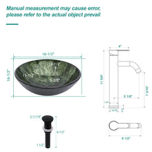 Load image into Gallery viewer, Vessel Sink With Faucet And Pop-Up Drain
