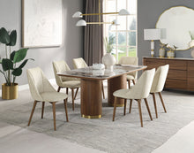 Load image into Gallery viewer, Willene - Ceramic Top Dining Table - Walnut
