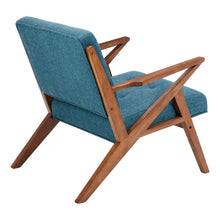 Load image into Gallery viewer, Lounge Chair With Tufted Upholstery And Solid Frame
