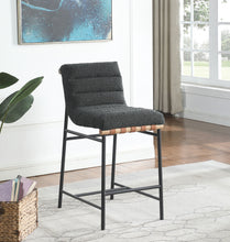 Load image into Gallery viewer, Lahni - 17" Boucle Fabric Counter Height Chair
