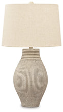 Load image into Gallery viewer, Layal - Paper Table Lamp  - Beige
