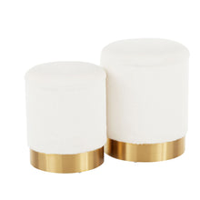Load image into Gallery viewer, Marla - Contemporary Nesting Ottoman Set
