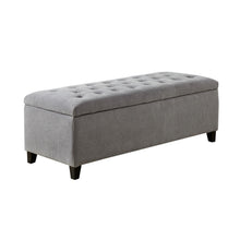 Load image into Gallery viewer, Elegant Design Tufted Top, Soft Close Storage Bench
