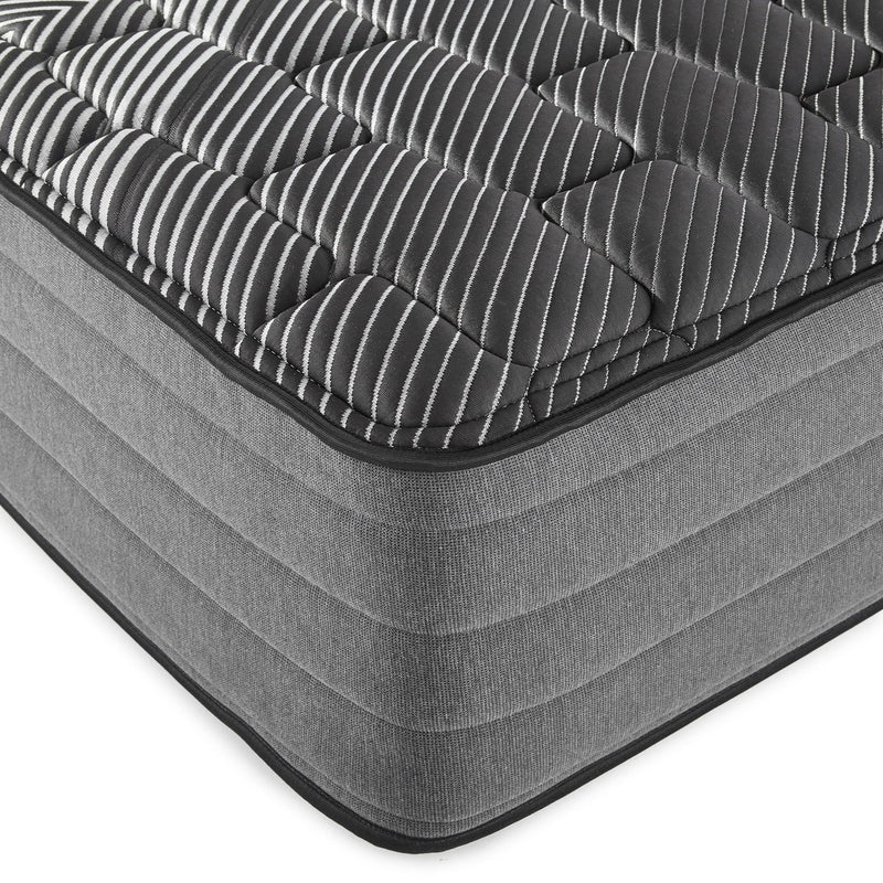 Starrett Black - 14" Euro Top Hybrid Mattress With Copper Gel And Silver Infused Foam - Sleek Black - Twin