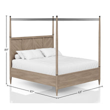 Load image into Gallery viewer, Transitional Styling Canopy Bed
