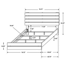 Load image into Gallery viewer, Geary - Slatted Headboard Panel Bedroom Set
