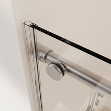 Load image into Gallery viewer, Frameless Single Sliding Soft Close Shower Doors, 5/16" Sgcc Tempered Glass
