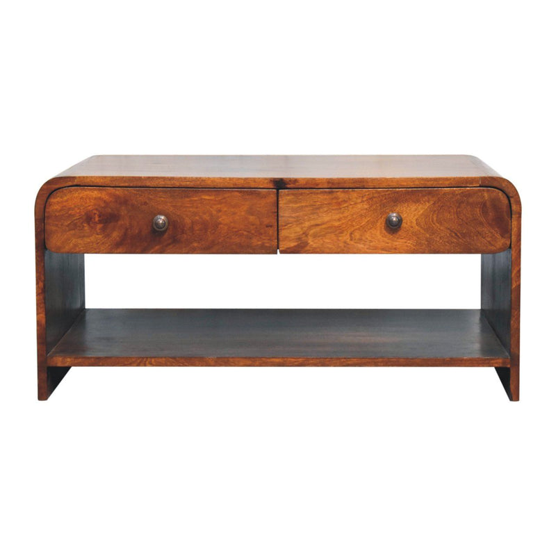 Aspen - Slim Coffee Table - Dark Brown