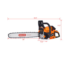 Load image into Gallery viewer, Gasoline Chainsaw 20" 52Cc For Tree And Wood Cutting - Orange
