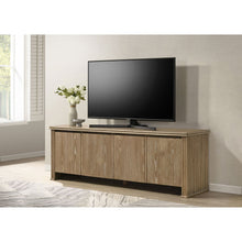 Load image into Gallery viewer, Dreydon - 4 Door TV Stand With Adjustable Shelves And Cable Management - Light Brown
