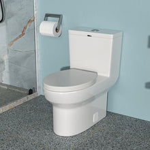 Load image into Gallery viewer, 1 Piece Toilet &amp; Dual Flush, Soft Closing Seat - White
