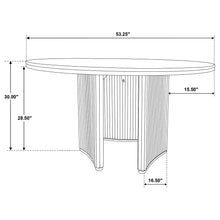 Load image into Gallery viewer, Dreydon - 5 Piece Round Dining Table Set With Chairs - Light Brown
