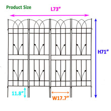 Load image into Gallery viewer, Metal Garden Trellis Rustproof For Climbing Plants Outdoor Flower Support
