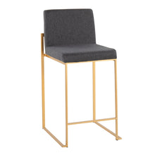 Load image into Gallery viewer, Fuji - Contemporary High Back Stylish Counter Stool
