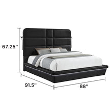 Load image into Gallery viewer, Futura - Upholstered Bed With Tall Headboard
