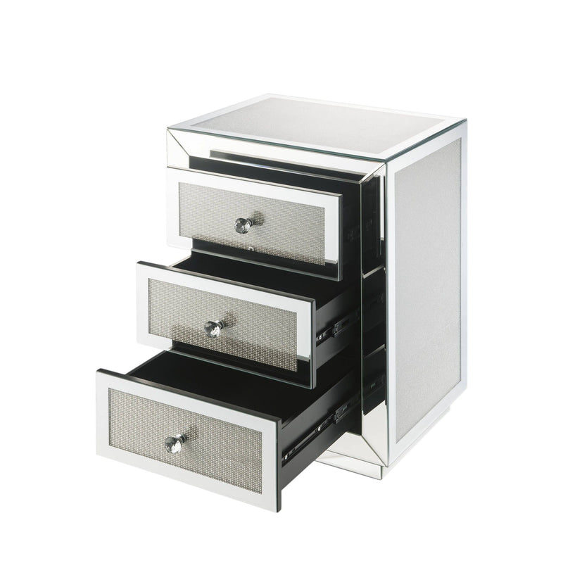 Noralie - Accent Table - Silver - Metal