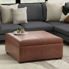 Load image into Gallery viewer, Gabbie - Coffee Table Upholstered Storage Ottoman
