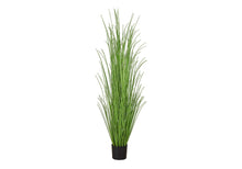 Load image into Gallery viewer, 47" Tall, Artificial Plant, Grass Tree, Indoor, Faux, Fake, Floor, Greenery, Potted, Real Touch, Decorative - Green / Black
