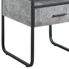 Load image into Gallery viewer, Raziela - End Table With Drawer - Black / Gray
