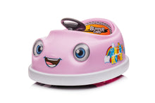 Load image into Gallery viewer, Bumper Car For Kids, 12V Dual Drive 1-6 Years Old Children's Electric Car With Pushrod Dinner Plate USB Bt Music Rocking Horse Mode Anti-Collision Bumper Ride On Car
