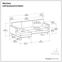 Load image into Gallery viewer, Morrison - Upholstered Sectional Sofa

