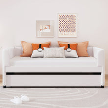 Load image into Gallery viewer, Upholstered Daybed With Ergonomic Design Backrest
