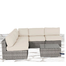 Load image into Gallery viewer, Seating Set With Cushions Handcrafted Wicker Design
