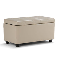 Load image into Gallery viewer, Cosmopolitan - Upholstered Storage Ottoman
