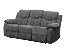 Load image into Gallery viewer, Kalen - Chenille Sofa With Drop Down Table - Gray
