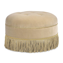Load image into Gallery viewer, Yolanda - Round Upholstered Accent Ottoman
