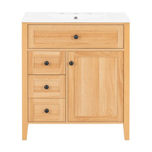Load image into Gallery viewer, Bathroom Vanity With Sink, Soft Closing Cabinet

