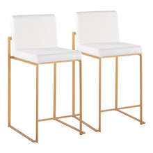 Load image into Gallery viewer, Fuji - Contemporary High Back Stylish Counter Stool
