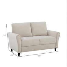Load image into Gallery viewer, Patricia - Curved Arm Loveseat Sofa
