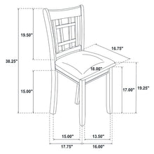 Load image into Gallery viewer, Lattice Back Side Chairs (Set of 2)

