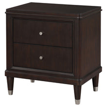Load image into Gallery viewer, Niguel - 2 Drawer Nightstand With Felt Lined Top Drawer - Brown

