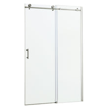 Load image into Gallery viewer, Single Sliding Bypass Shower Door Enclosure With Tempered Glass
