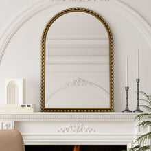 Load image into Gallery viewer, Vintage Iron Art Arch Mirror, Wall Hanging Or Table Display
