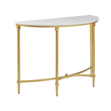 Load image into Gallery viewer, Bordeaux - Console Table - White / Gold
