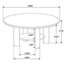 Load image into Gallery viewer, Crispin - Round Table With Lower Shelf
