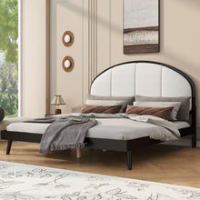Load image into Gallery viewer, Elegant Modern Upholstered Platform Bed Frame
