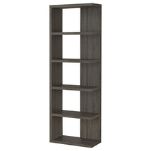 Load image into Gallery viewer, 5 Shelf Bookcase - Gray
