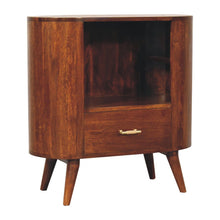 Load image into Gallery viewer, Cortez - T Bar Open Slot Cabinet - Dark Brown
