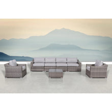 Load image into Gallery viewer, Outdoor Wicker Conversation Set With Cushions, All Weather
