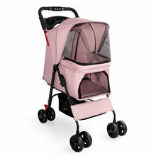 Load image into Gallery viewer, Foldable Pet Stroller For Small Dogs And Cats With Multi Functional Tray
