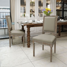 Load image into Gallery viewer, Traditional Style Dining Chair Set With Fabric Upholstery
