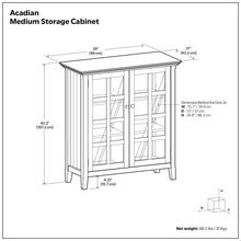 Load image into Gallery viewer, Acadian - Medium Storage Cabinet, Handcrafted
