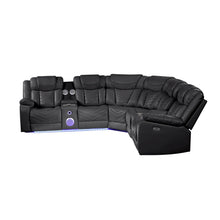 Load image into Gallery viewer, Challenger - Recliner Sectional Sofa, Built In USB, C Ports &amp; Bluetooth
